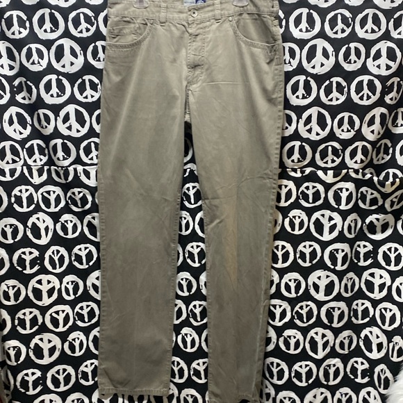 MEN GARDEUR CHINO/KHAKI OLIVE PANTS SZ 36